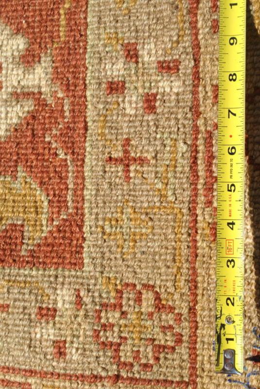 Monumental Oushak Hand Knotted Rug, Terra Cotta, Gold, Same Border 12 ft x 18 ft, PA3094