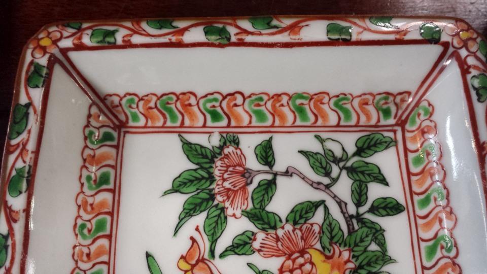 Antique Set of 3 Japanese Trinket Dishes