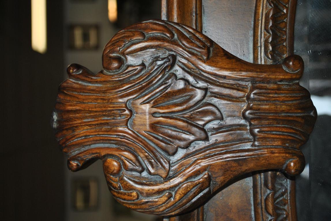 Unused, Showroom Sample Drexel Heritage Carved Wood Mirror