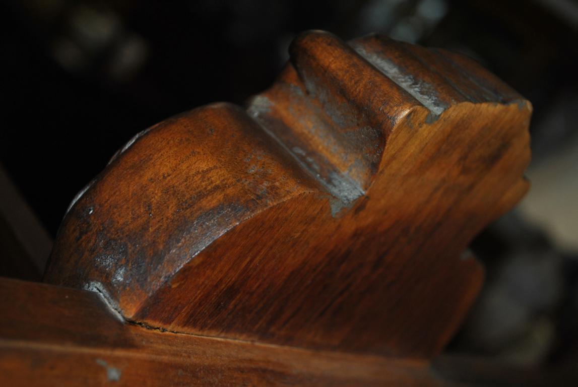 Unused, Showroom Sample Drexel Heritage Carved Wood Mirror
