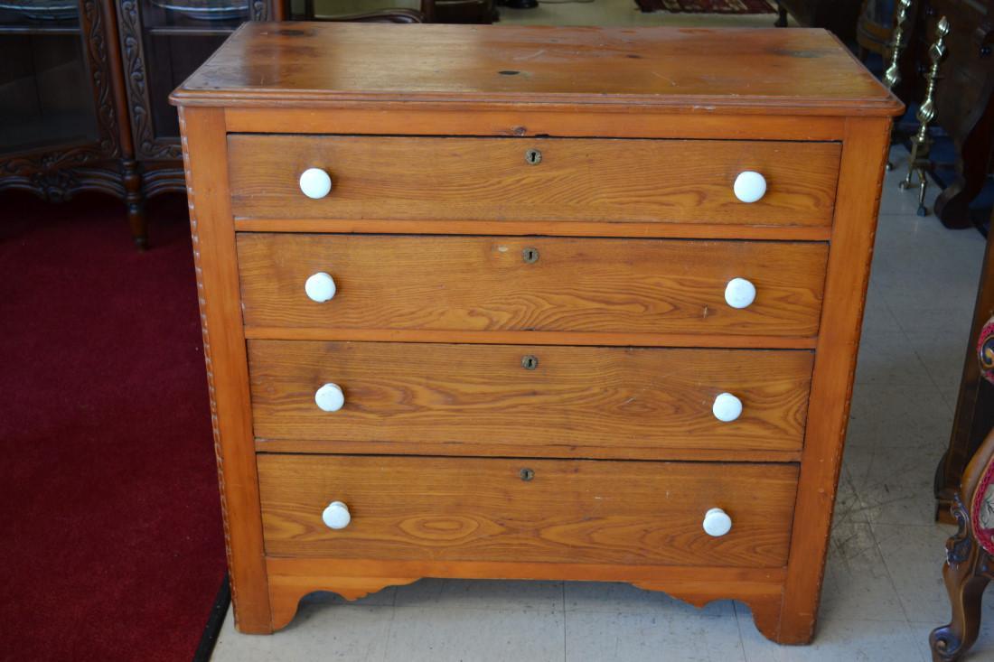 Antique Handmade Pennsylvania Chest of Drawers Circa 1850