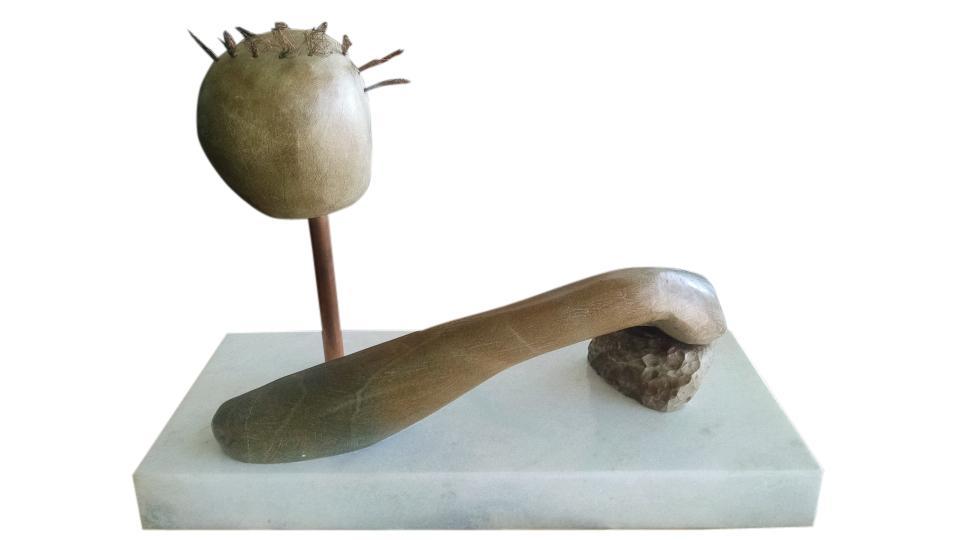 Captivating Dene Indian Saskatchewan Sculpture Artist Wayne Nataway