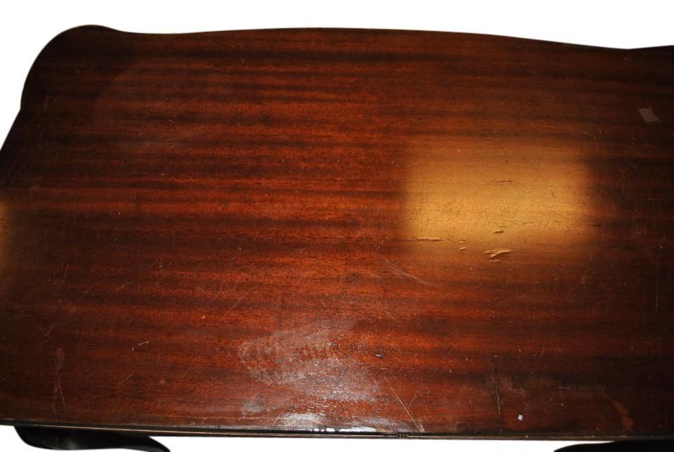 Antique Chippendale Style Mahogany Game Table Circa 1920