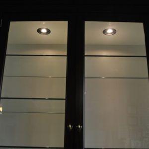 Showroom Sample Councill Langdon China Cabinet, Brownstone Collection, 82″H, PA4243