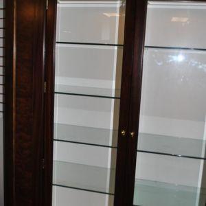 Showroom Sample Councill Langdon China Cabinet, Brownstone Collection, 82″H, PA4243