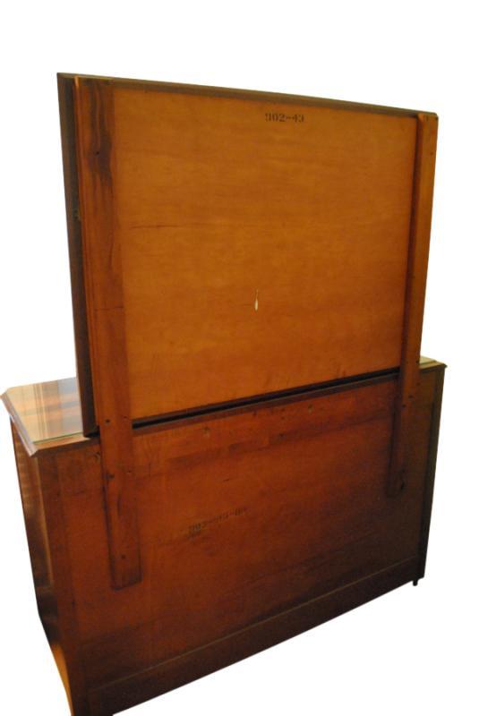 Super Nice 6 Drawer Solid Cherry Wood Dresser, Chest with Mirror 55″ Wide, PA4381