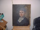 1881 California School Portrait Oil Painting by Josiah Prescott