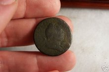 1773 US Colonial Virginia Halfpenny Very Fine w corrosion 2007 Redbook $240