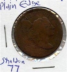 1795 US Liberty Cap Large Cent PE S-77 Fine Trends1250