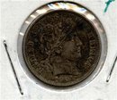 1901-P US Barber Silver Dime Choice BU original toned