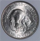 USA Half Dollar 1/2$ Silber 1936 Albany NY Biber STLG