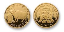 StThomas & Prince 2000D 1997 Gold Jahr Ox Probe/Essai PP