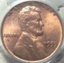 1963 Numismatic Flying Eagle Indian Lincoln Cent Error