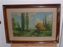 1020's 30's Antique Atkinson Fox Art Deco Fantasy Litho