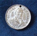1868 US General U S Grant Presidential Campaign Token