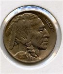 1917-D US Buffalo Nickel GEM BU Natural Uncleaned PQ