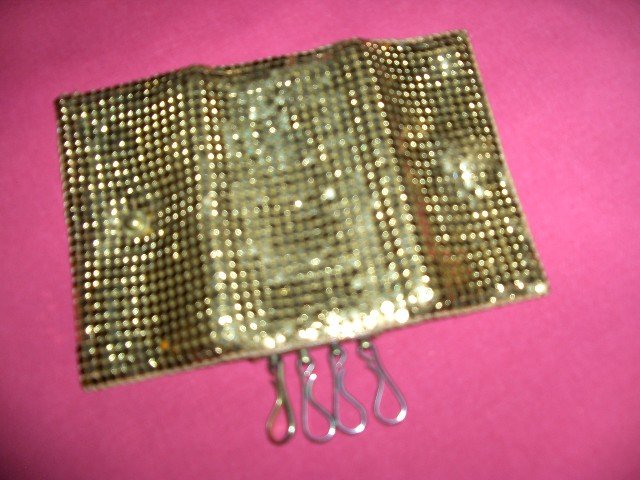 Gold Mesh Key Chain