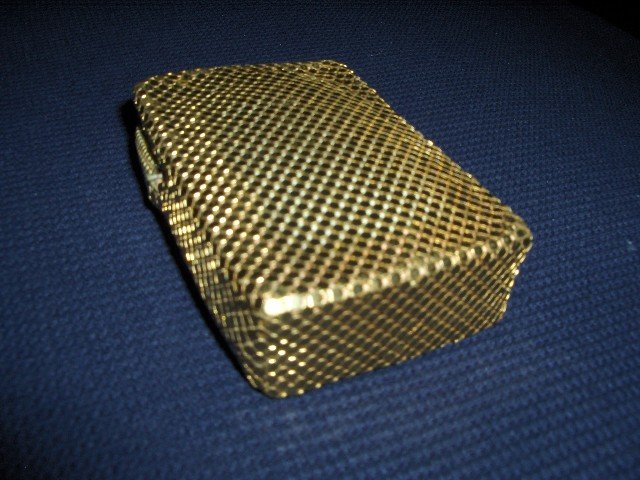 Gold Mesh Cigarette Case