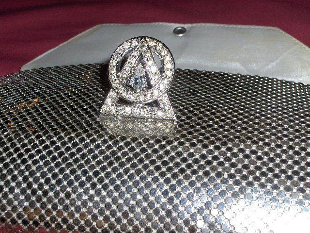 1930's WHITING&DAVIS Mesh Evening Handbag