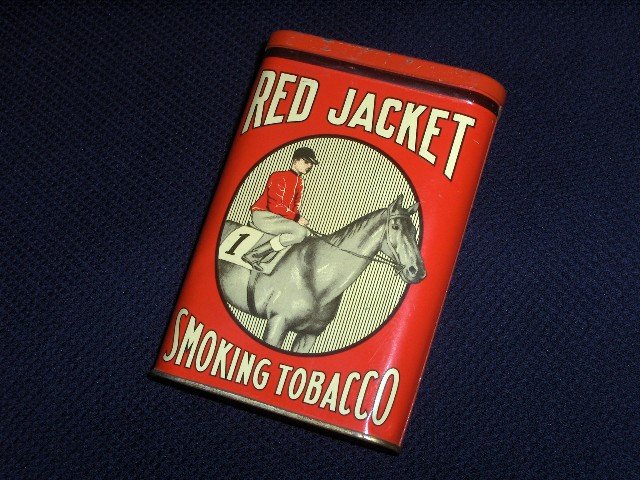 Rare Red Jacket Tobacco Tin
