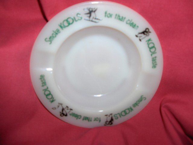 Kool Milk Glass Ashtray-Prior 1960