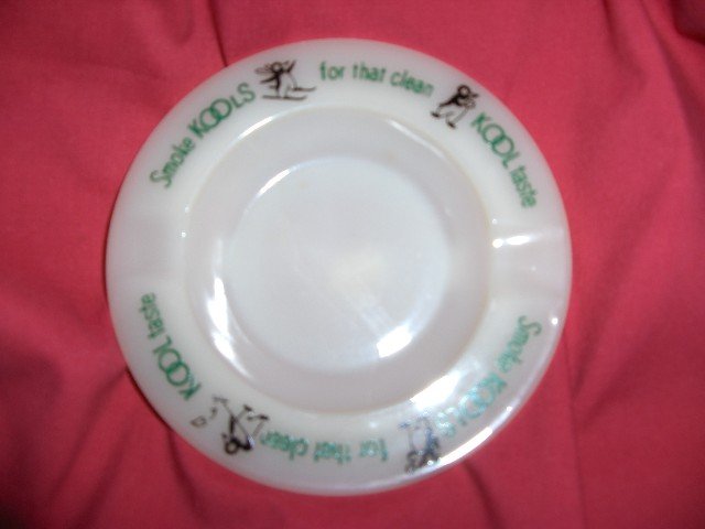 Kool Milk Glass Ashtray-Prior 1960