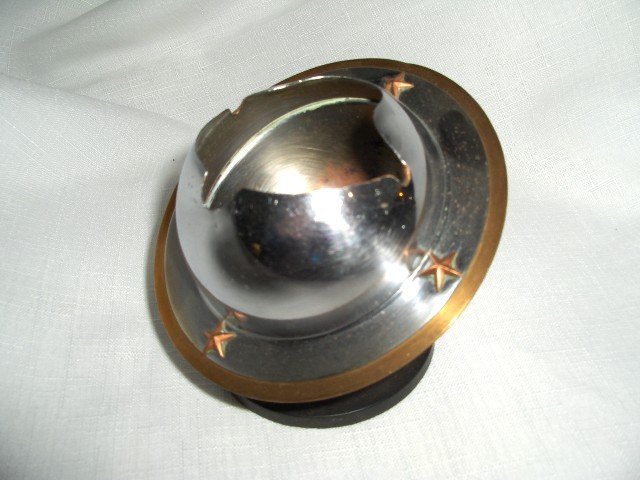Art Deco Saturn- Chrome , Brass & Bakelite