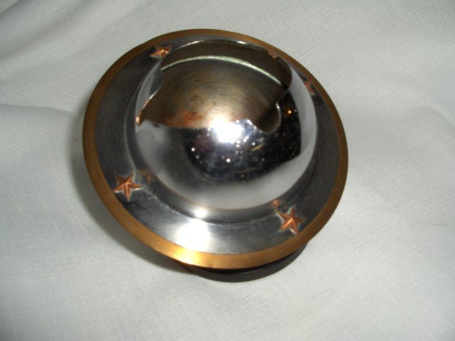 Art Deco Saturn- Chrome , Brass & Bakelite