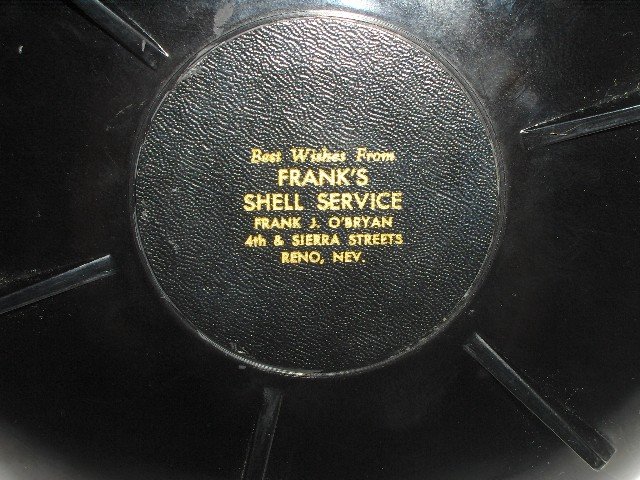 Art Deco Two Tone Ashtray/Lighter Combo