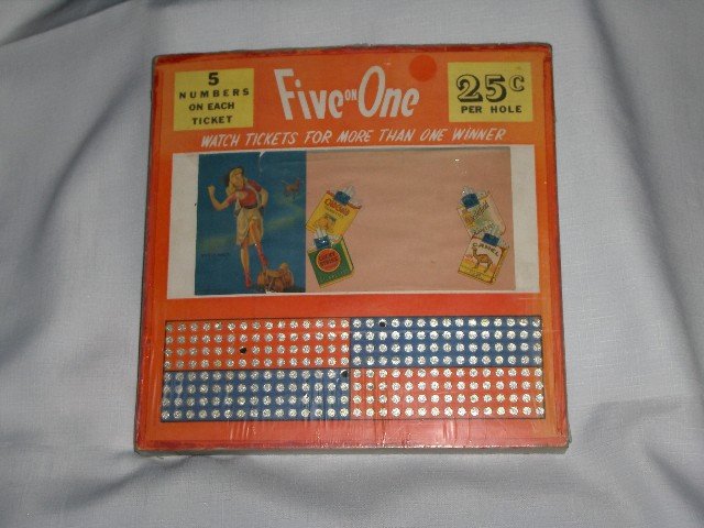 25 Cent Cigarette Punch Board