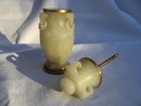 Hand Carved Faux Jade Table Strike Lighter