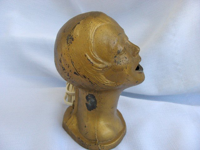 Deco Woman's Head, Hot Lips Cigar/Cigarette
