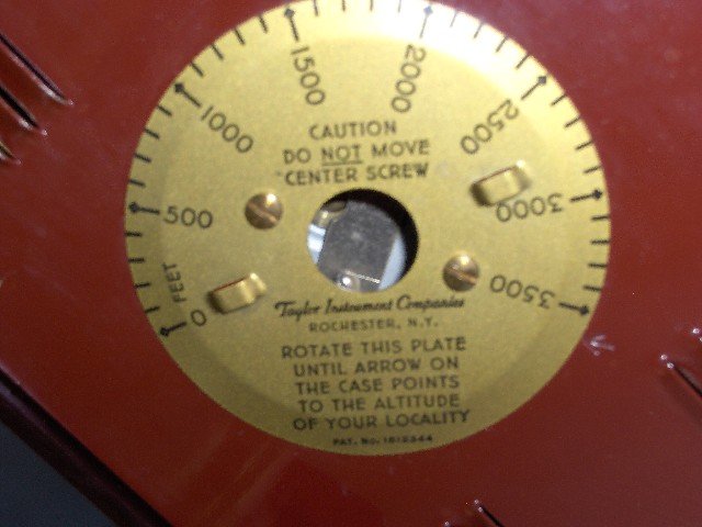 Art Deco 3 in 1 Barometer, Thermometer,
