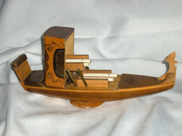 Musical Gondola Cigarette Dispenser