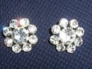 Pair of Rhinestone Buttons