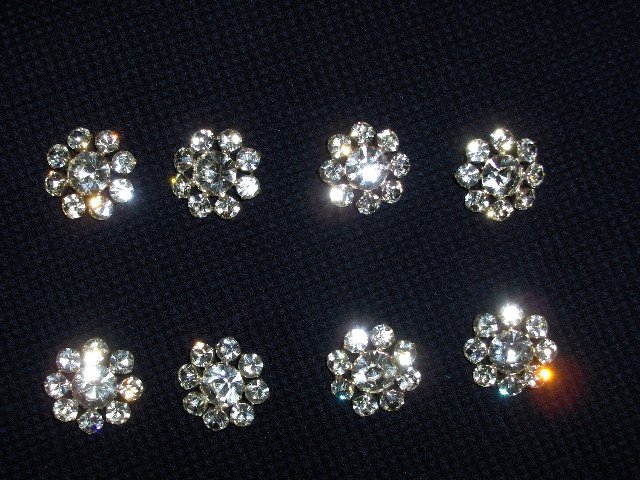 Pair of Rhinestone Buttons