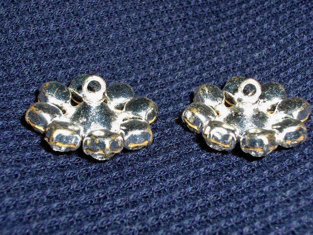 Pair of Rhinestone Buttons