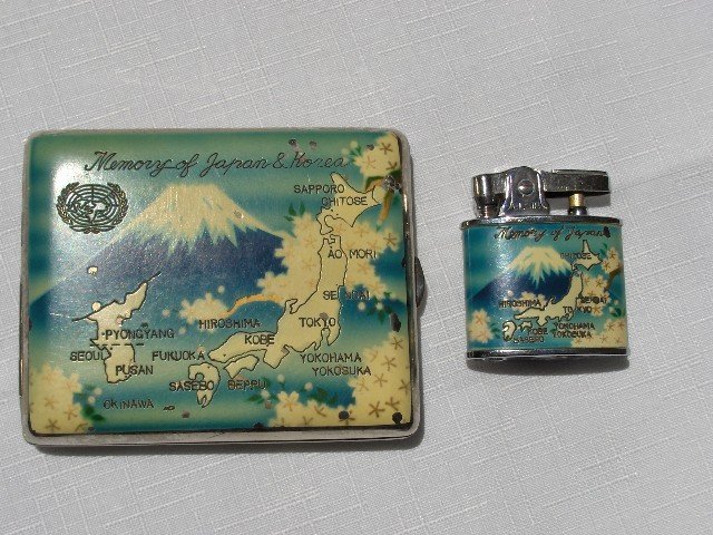 Memory of Japan & Korea Lighter & Case