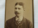 CDV Portrait of a Young Man with a Mustache