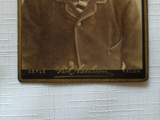 CDV Portrait of a Young Man with a Mustache
