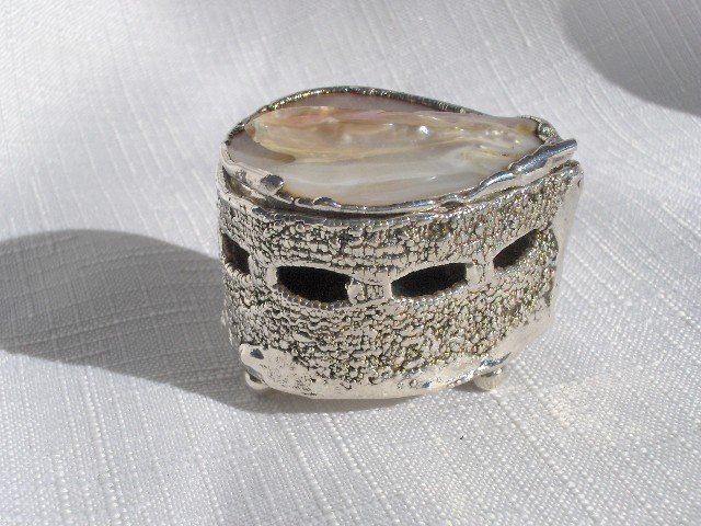 Silver MOP Box