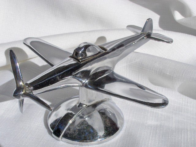 Vintage Negbaur P-51 Mustang Airplane Lighter