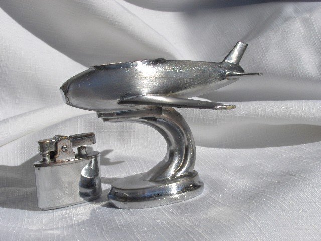 Vintage Jet Airplane Table Lighter