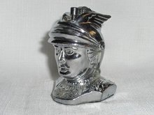 Winged Helmet Figural Table Lighter