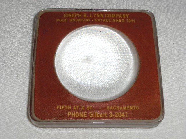 Advertising Glass Paperweight