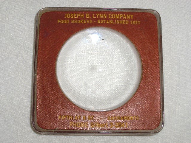 Advertising Glass Paperweight