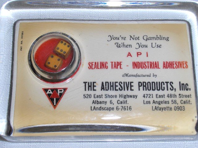 Advertising Glass Paperweight