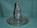 Mission Orange Figural Glass Ashtray
