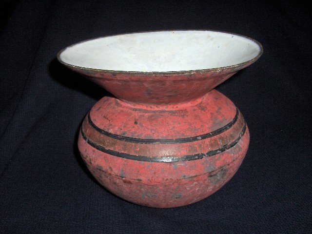 19C Cast Iron Spittoon