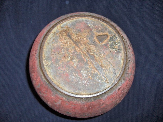 19C Cast Iron Spittoon